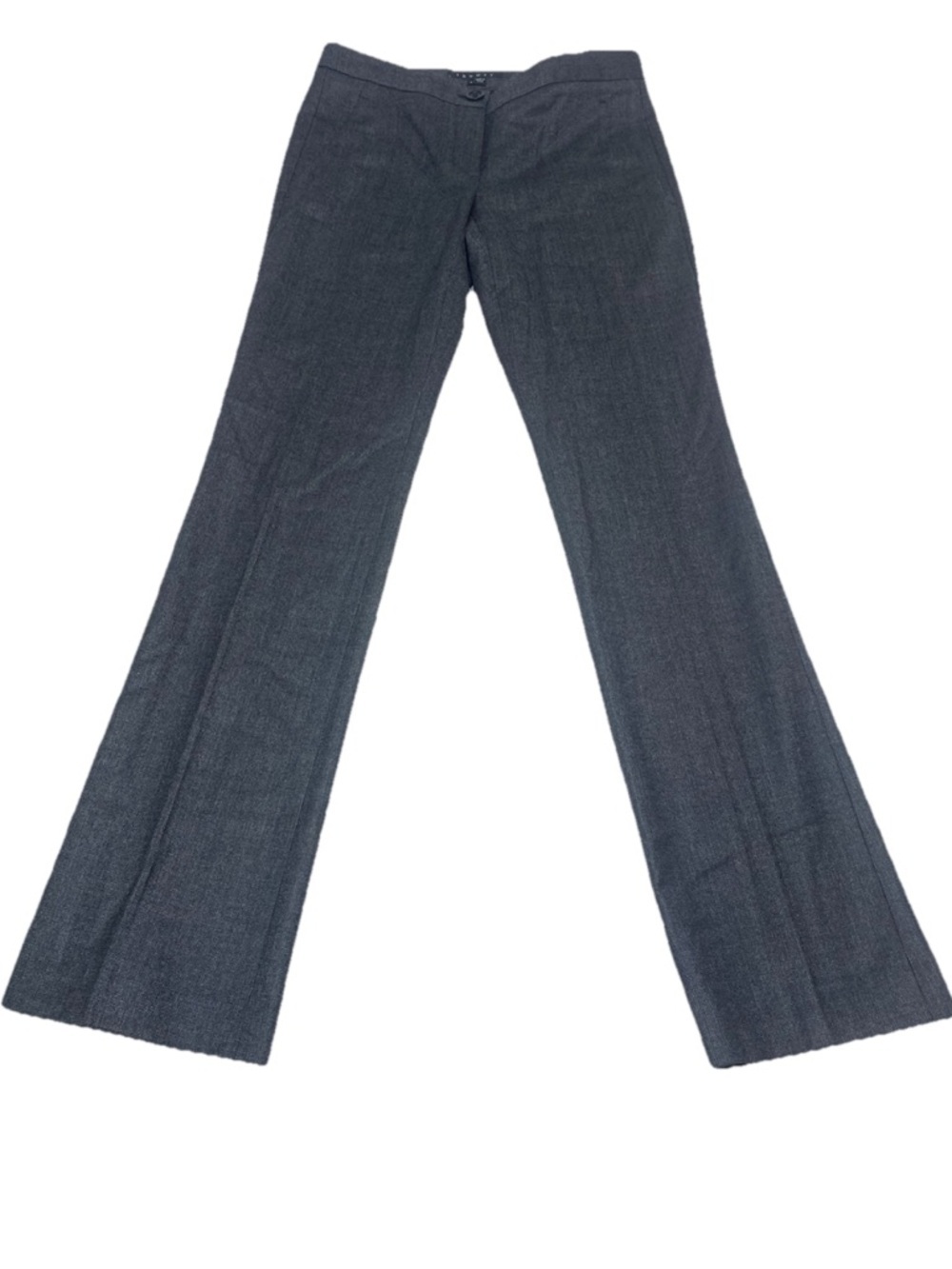 Theory Women’s Rosel Pants Wool Blend Charcoal Gray Size 0 - Picture 1 of 9